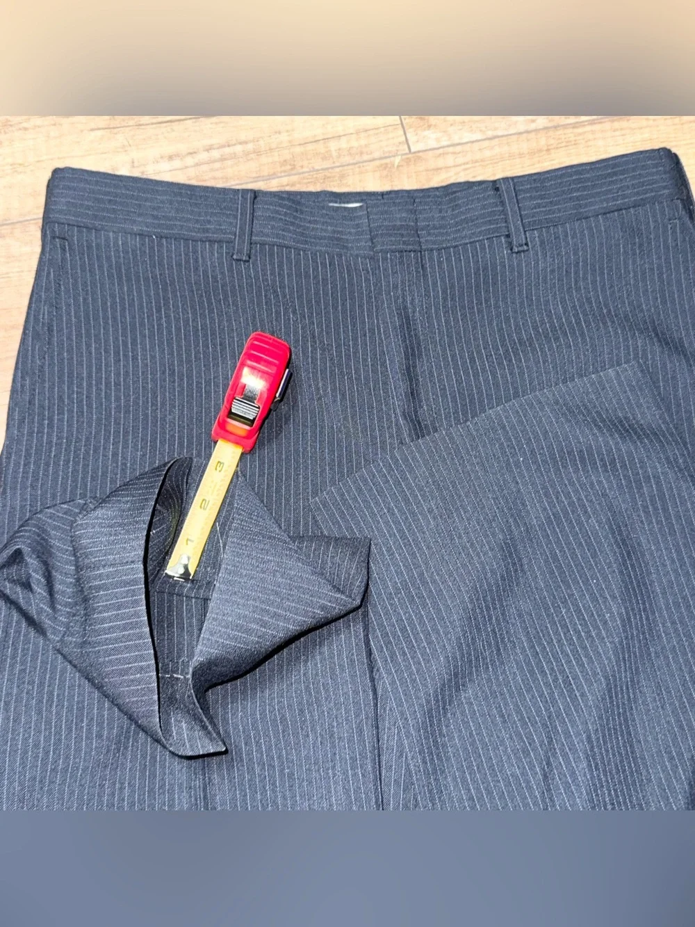 Kuppenheimer Vintage USA Made 3pc Navy Pinstriped Suit Set Mens 40R - 32W x 29L